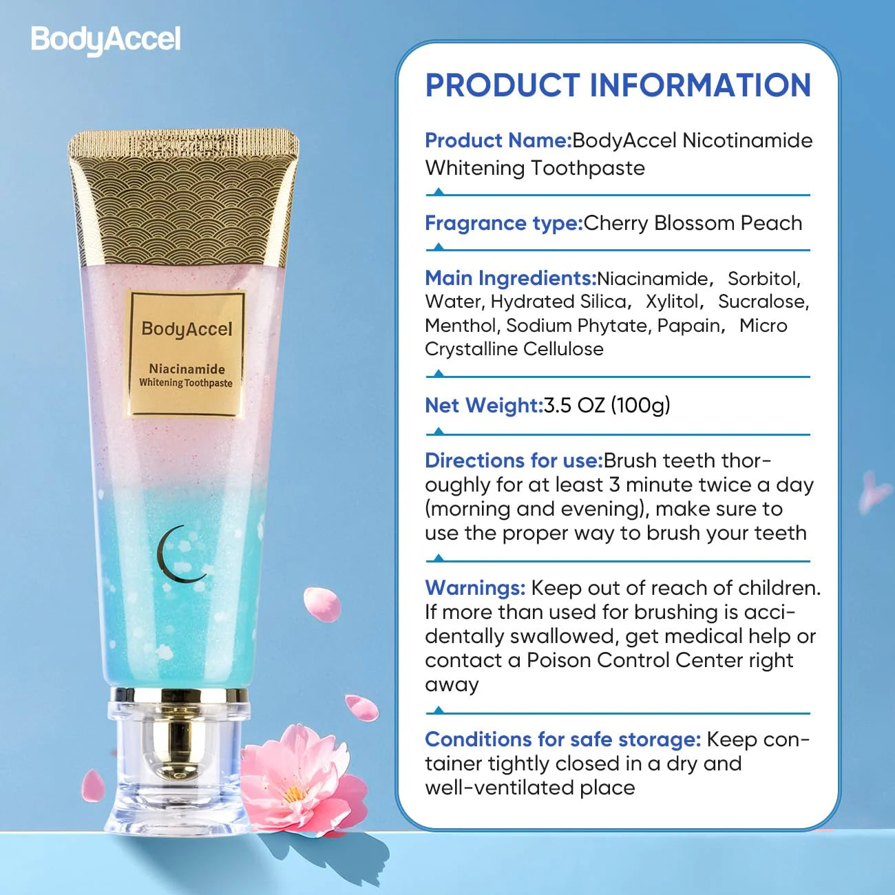 Naicinamide Toothpaste